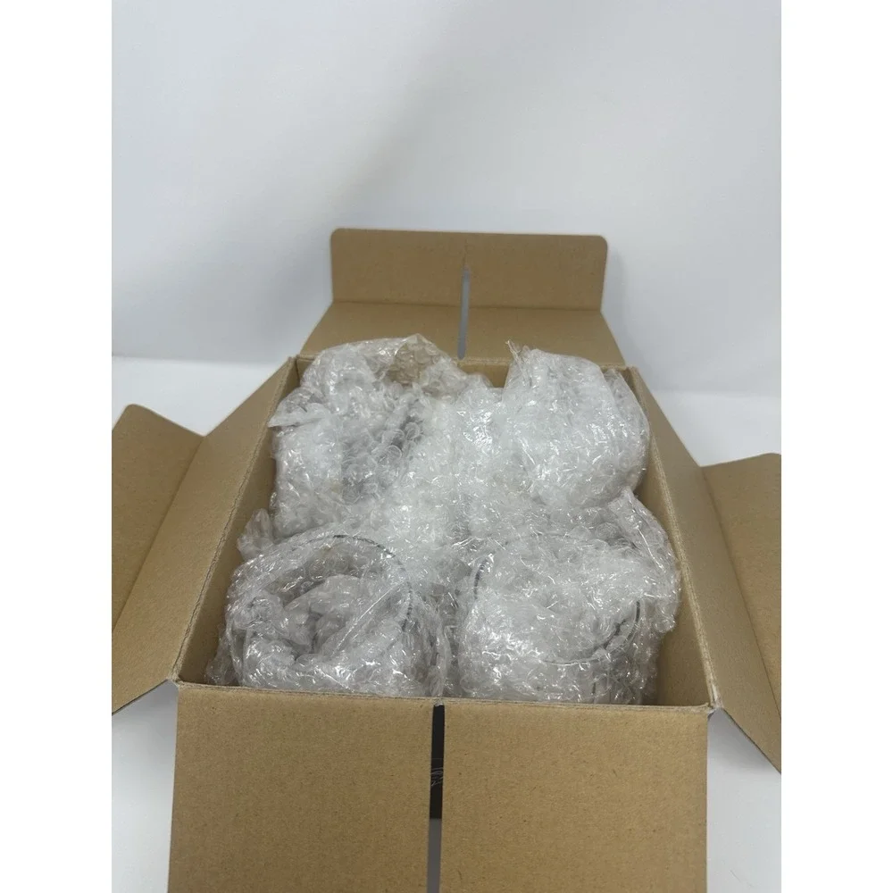 Mikasa Cheers Party Set of (4) 16.9 Oz. Stemless Wine Glasses *New In Box*